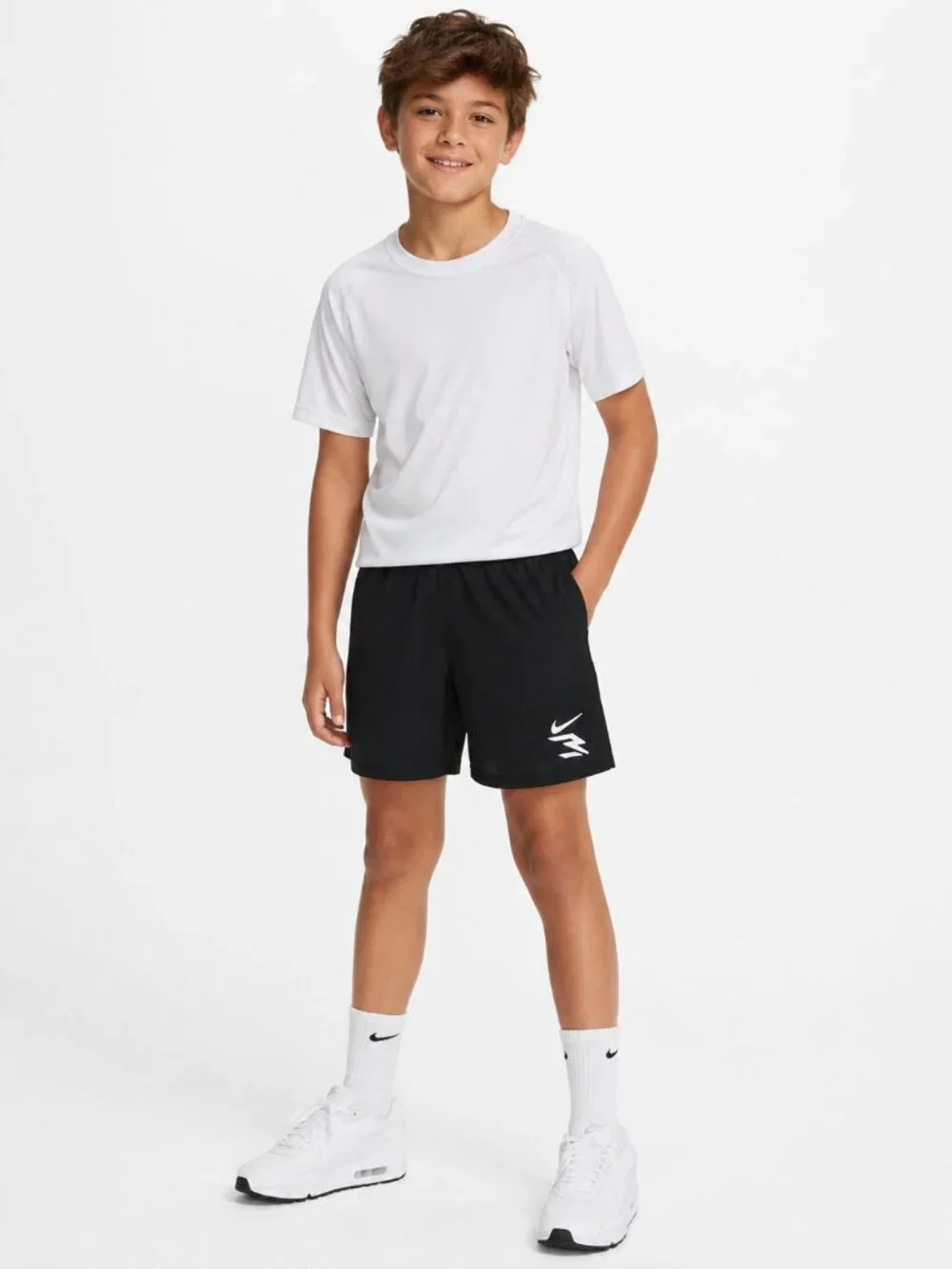 NIKE 3BRAND RUSSELL WILSON BOYS SHORTS BRAND NEW 9Q1664-023